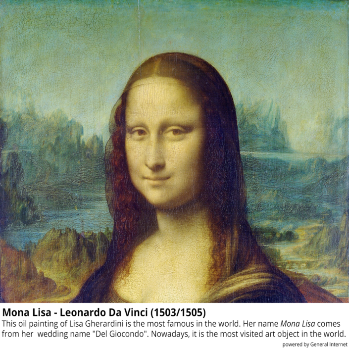 Mona Lisa – Leonardo Da Vinci (1503/1505)